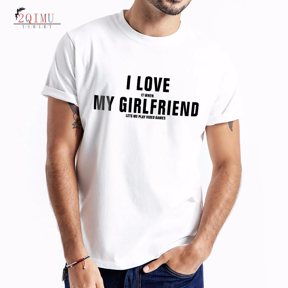 

2QIMU 2019 New Mens Summer Letter Print Short Sleeves T-Shirts Funny Doodle Cotton Tops Tees Mens O-Neck Casual Fitness T-Shirt