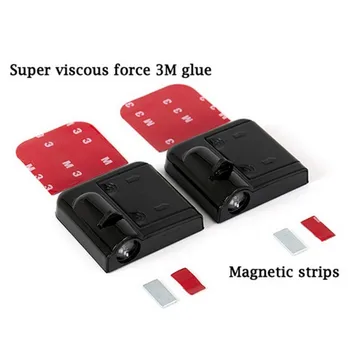 

Two-piece Led Car Welcome Light Door Laser Projection Lamp Free Wiring Universal Modification Decorative Lights Auto