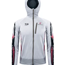 Мужская быстросохнущая дышащая рубашка с капюшоном для рыбалки с длинными рукавами, профессиональная походная одежда для рыбалки Upf 50+ Солнцезащитная спортивная одежда