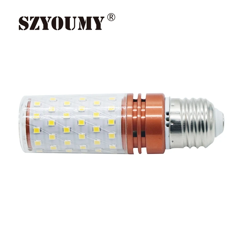 SZYOUMY E27 E14 светодиодный свет лампы SMD 2835 12 Вт 60 Светодиодный S 16 Вт 84 светодиодный S светильники 220 В лампы кукурузы свечки 50 шт