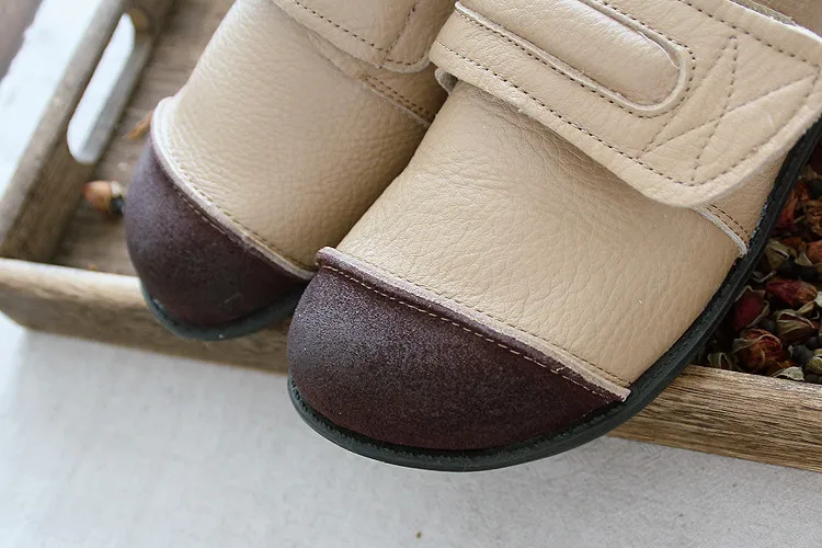 HUIFENGAZURRCS-Literary&Art Retro Spring Single Shoes, Leather Soft-soled Buddhist Shoes,real leather Leisure Flat-soled Shoes HUIFENGAZURRCS-Literary&Art Retro Spring Single Shoes, Leather Soft-soled Buddhist Shoes,real leather Leisure Flat-soled Shoes
