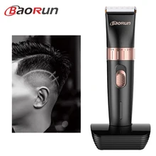 BaoRun профессиональная электрическая машинка для стрижки для мужчин Аккумуляторный перезаряжаемый триммер для удаления волос Машинка для стрижки Ультра мощный набор для ухода