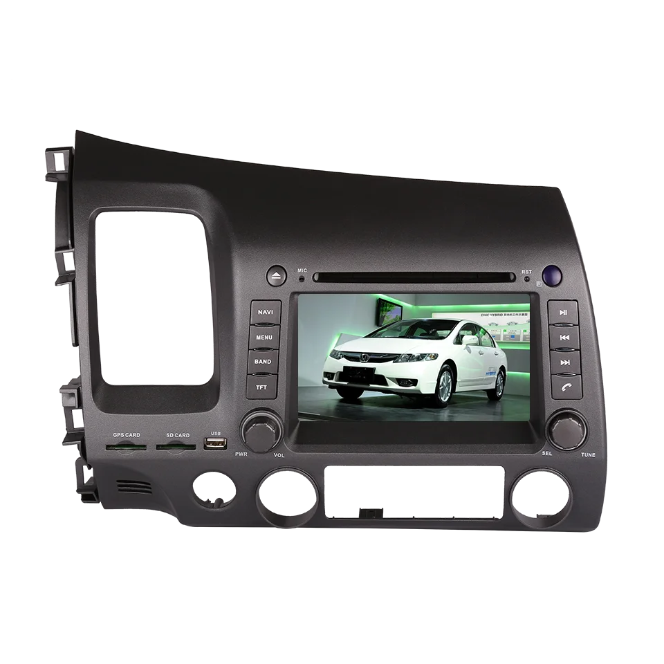 Flash Deal Octa Core Android 9.0 Car Head Unit for Honda Civic 2006-2011 Left Hand Driving DVD with Radio RDS BT WIFI Car GPS Navigation 1