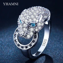 Hot Popular Silver Leopard Rings for Women Fashion Animal Rings Party Punk Jewelry Accessories Anel Bijoux Perfect Gifts AR045