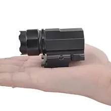 Водонепроницаемый пистолет огни Компактный Тактический фонарик с колокольчиком CREE XP-G R5 светодиодный 210 люмен ручной фонарь охотничье оружие огни