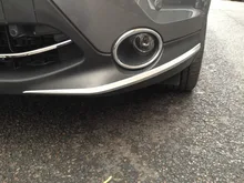 Auto front bumper protecting sticker for Nissan Qashqai 2015,ABS chrome auto exterior accessories,free shipping