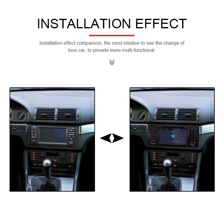 Top TOPBSNA Android 9.0 Car DVD Multimedia Player System For BMW/E39/X5/E53 WIFI 1 Din Car automotivo Stereo GPS Navigation RDS TMPS 11