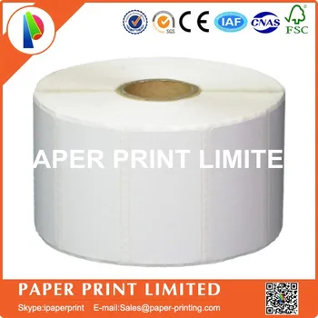 

2 Rolls Compatible Direct Thermal Labels 2x1 inch x 1300 Labels for Zebra 2844 ZP-450 ZP-500 ZP-505 , Blank , 1" Core
