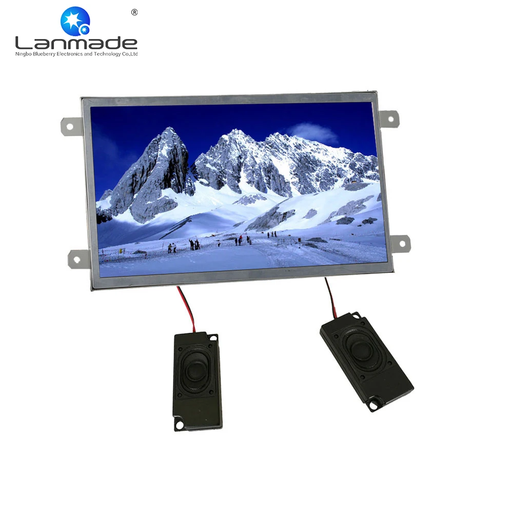10 дюймовый дисплей с открытой рамкой такси lcd tv HD рекламный экран mp4 видео плеер
