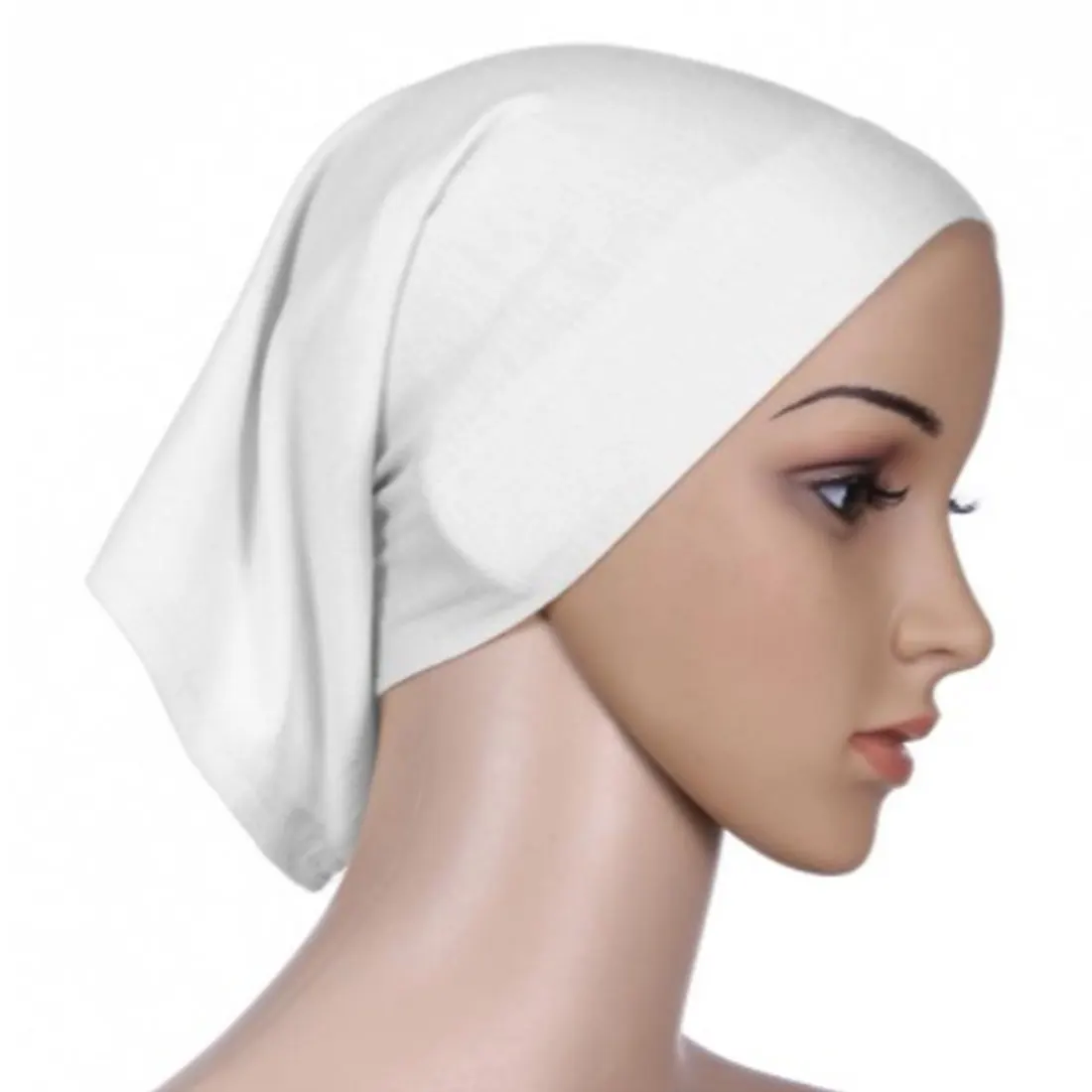 Новинка, мусульманский головной платок, женские шапочки под хиджаб, шапка, хлопковая шапка под шарф, головной убор, мусульманский шарф - Цвет: 8