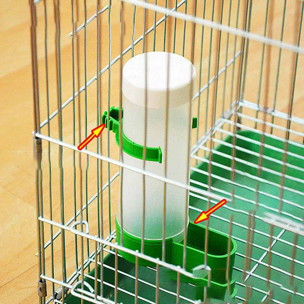 1Set=3PCS Water Feeder Bottles Hanging Leak proof Bird Water Feeders