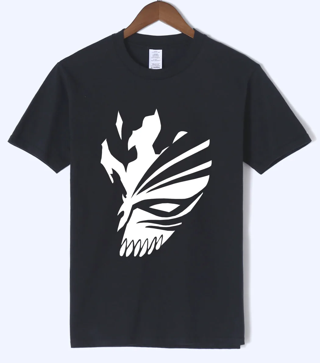 

New Arrival Anime BLEACH Kurosaki Ichigo Hip Hop Men T Shirt 2018 Summer Men T Shirts 100% Cotton Harajuku Short Sleeve T-Shirts