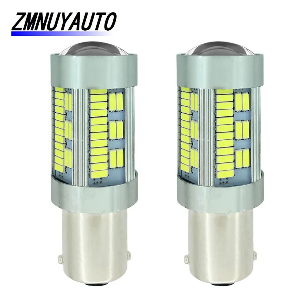 

2Pcs 1156 BA15S P21W CANBUS LED BAU15S PY21W Led Error Free 12V 105SMD T20 7440 W21W Led Lamp Car Turn Signal Light White Yellow
