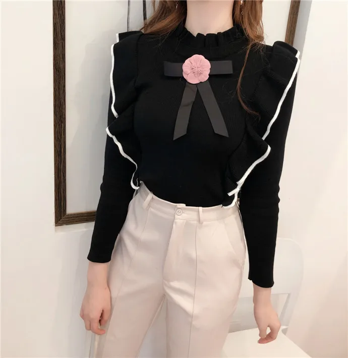 Women's dress autumn and winter style corduroy round collar lantern sleeve long sleeve (6)