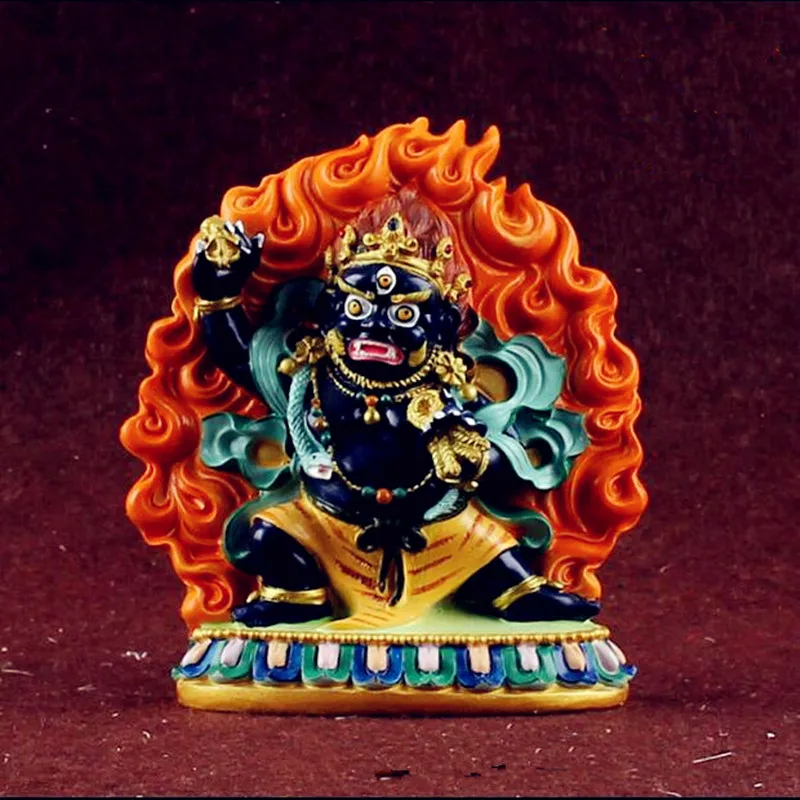 Vajrapani King густые гусеницы волнистые бодхисаттвы маленькие статуи ямантаки с