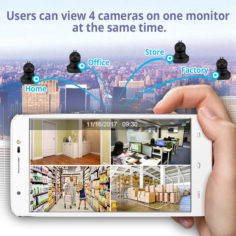  Fuers 1080P HD Wifi IP Camera Wireless CCTV Smart Home Security Cloud Storage Privacy Protection Bu - 32847655157