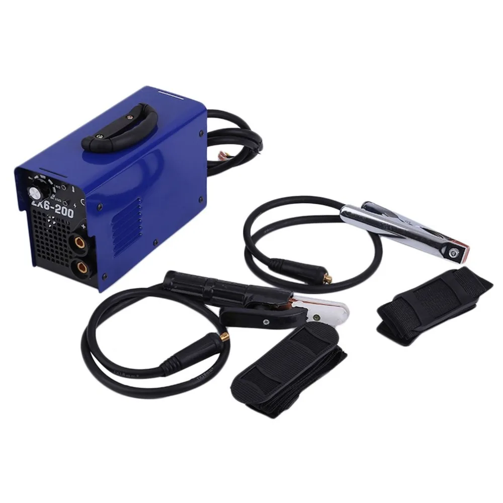 

Professional MMA Continuous Soldering Welding Machine ZX6-200 Manual Equipment PWM Control 220V Weldering Accessory EU Plug J15C