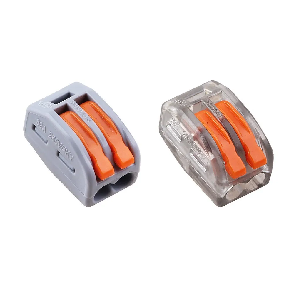 

(10pcs/lot) 222-412(PCT212) Universal Compact Wire Wiring Connector,2 pin Conductor Terminal Block,mini fast wago Connector