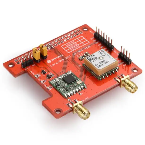 LoRa gps Hat модуль расширения для LoRaWan и gps Совместимость с Raspberry Pi 2/3 Модель B LoRaWAN шлюз