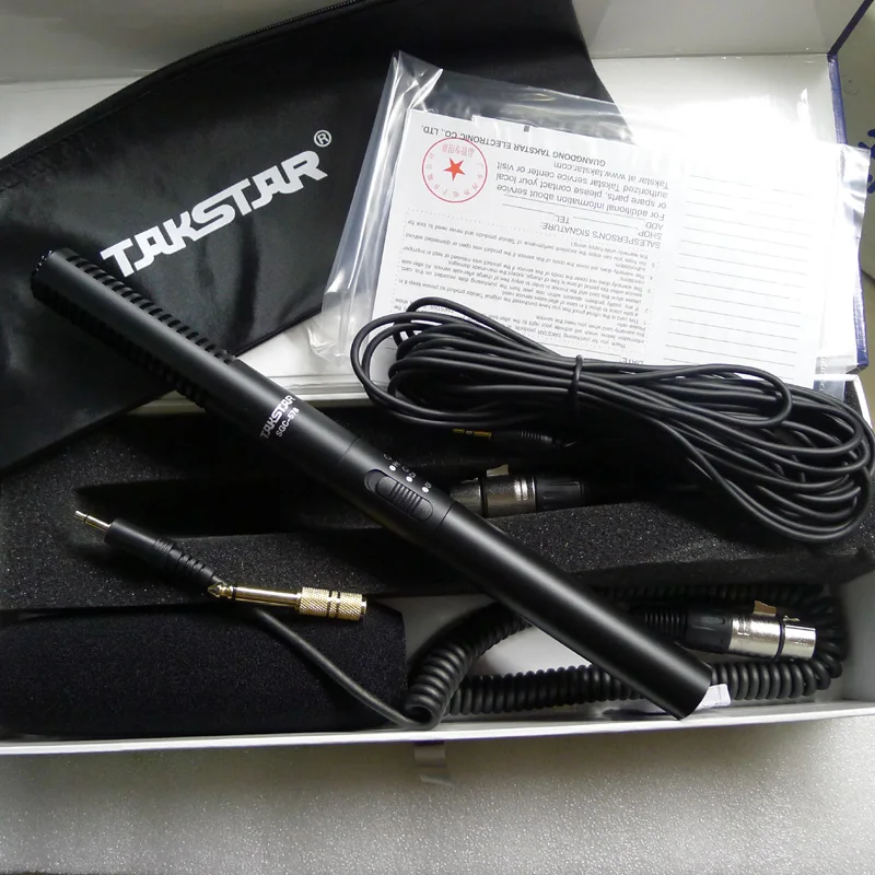 Takstar SGC 578/SGC 578 Shotgun микрофон для речи/интервью/конференции высокая