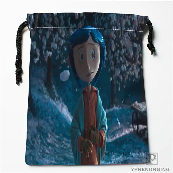 Заказные сумки Coraline на шнурке для путешествий, мини-сумка для плавания, походов, игрушек, размер 18x22 см#0412-03-46 - Цвет: Drawstring Bags