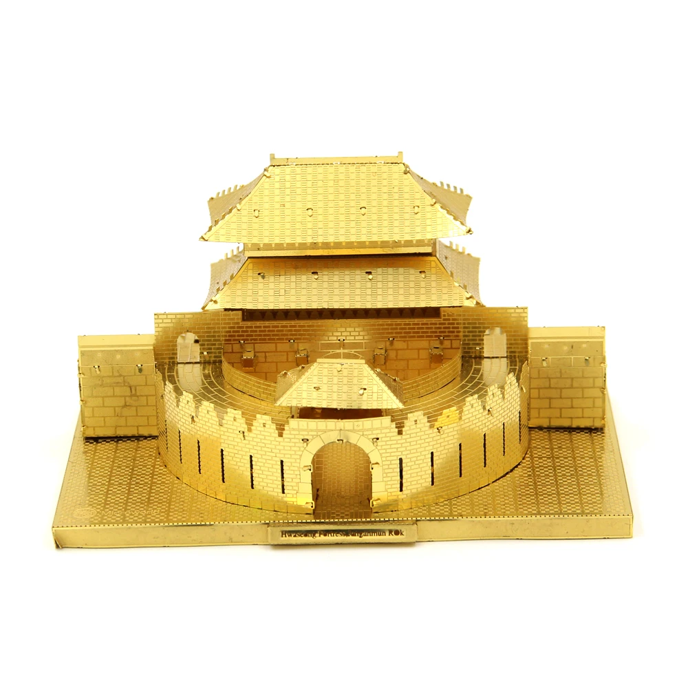 Microworld 3D металлическая головоломка Южная Корея hwazeong архитектурное Здание Модель J010-G DIY 3D лазерная резка сборные игрушки