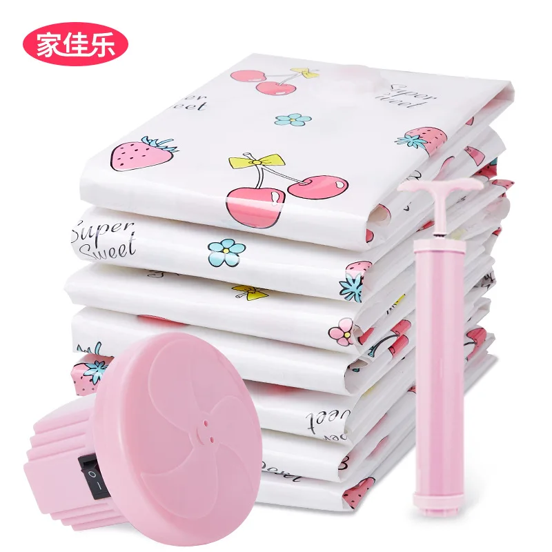 

More Specifications Vacuum Bags for Clothes Transparent Vacuum Compression Bag Closet Organizer Save Space Foldable Storage Bag