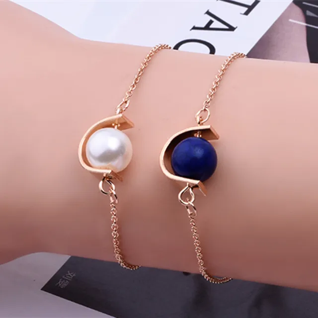 2018 Nuovo Stile Vintage Donna Uomo Blu Bianco Borda I Braccialetti Dei Braccial 2018 Nuovo Stile Vintage Donna Uomo Blu Bianco Borda I Braccialetti Dei Braccial