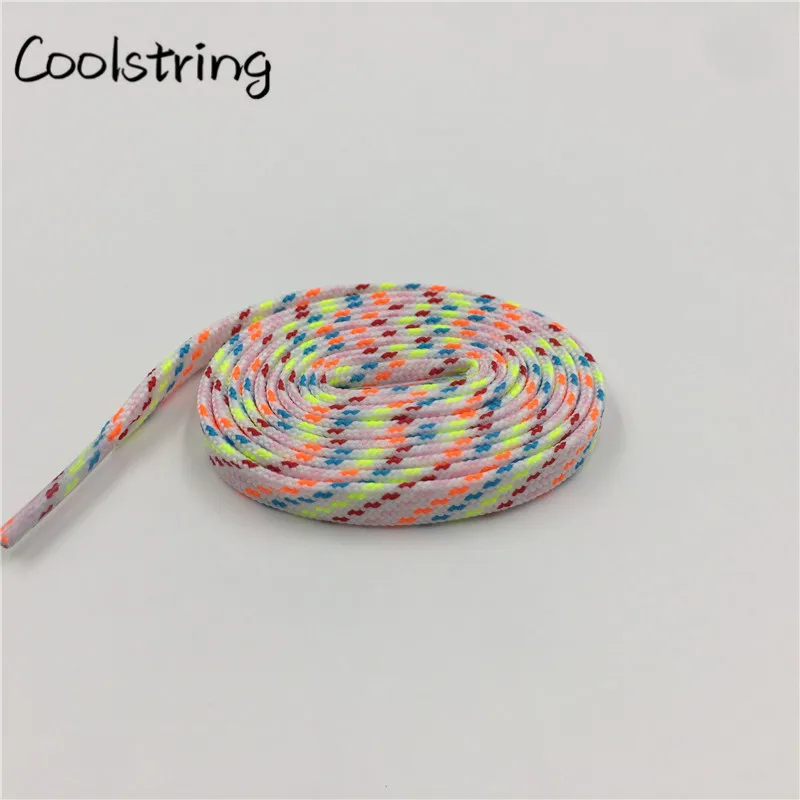 Шнурки Coolstring для прогулок ширина 0 7 см разноцветные шнурки из полиэстера