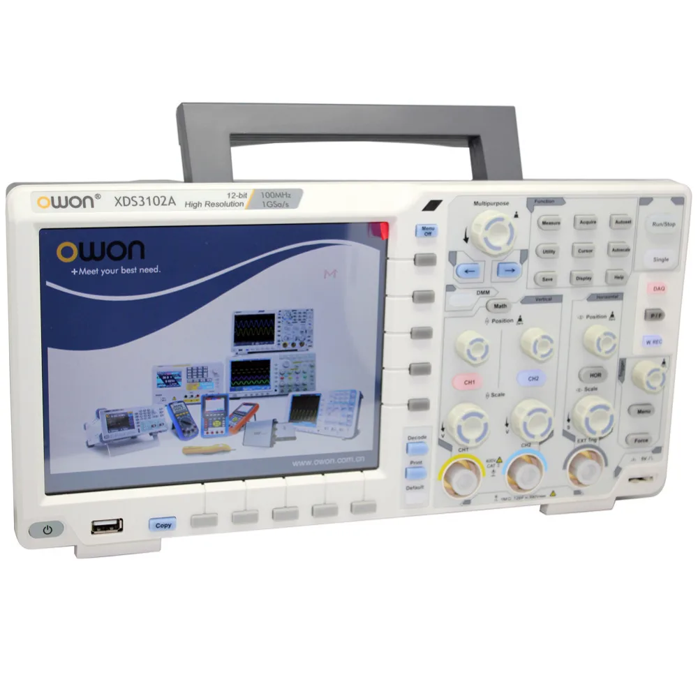 OWON XDS3102A 100 м 1G12b осциллограф Регистратор мультиметр генератор сигналов XDS3102A|owon