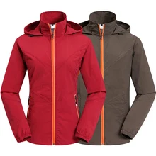 Для женщин Открытый быстросохнущие Куртки комплекты пальто женские весна лето УФ ветровка пальто Для мужчин Для женщин Кемпинг Пеший Туризм softsell куртка