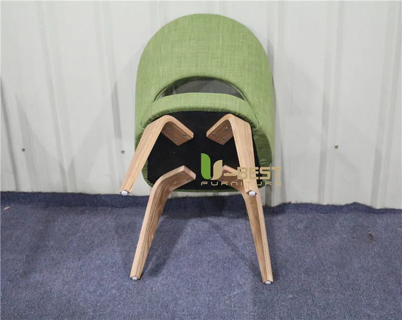 U-BEST реплика ткань в европейском стиле обеденный стул, современный Saari