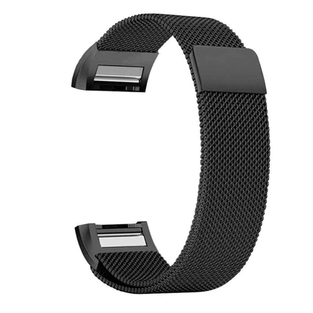 JRGK Миланская петля ремешок для браслета FitBit Charge 2 Замена браслет звено магнитный браслет из нержавеющей смарт-браслет Замена ремня