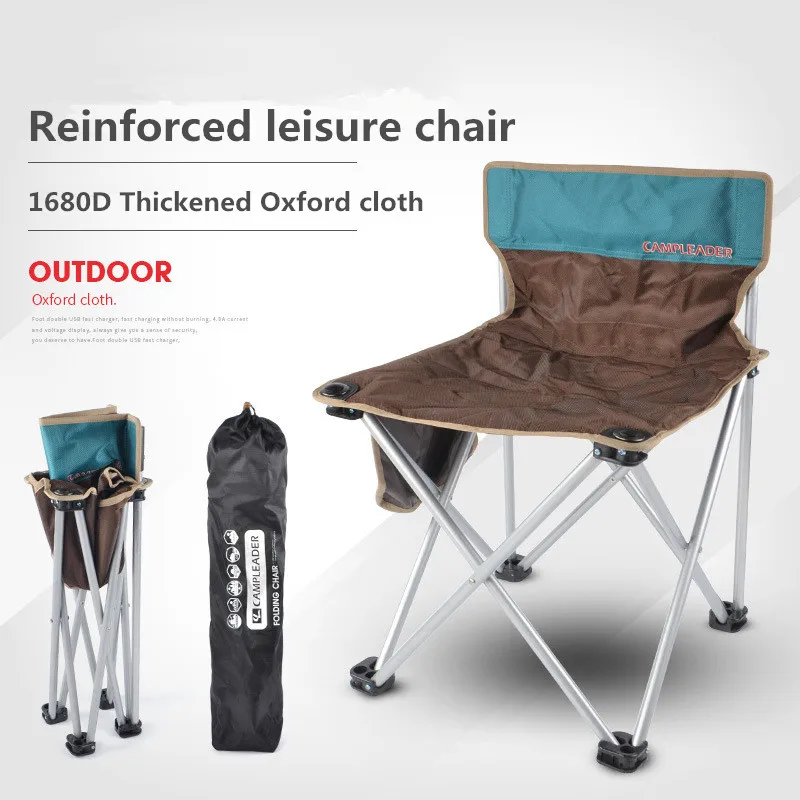 

Folding Chair Easy Assemble Camping Painting Fishing Picnic BBQ Relaxtion Stool Backrest Portable Fishing Seat