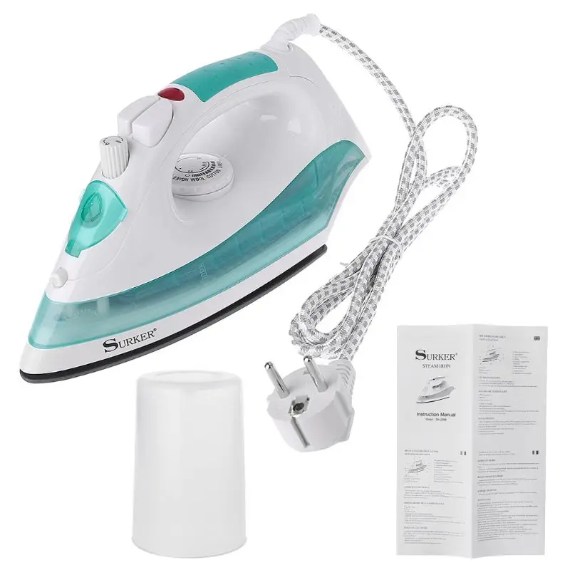 

BLUE Clothes Three Gears Ceramic solepalte SoniferSurker 1600W Mini Portable Electric Steam Iron