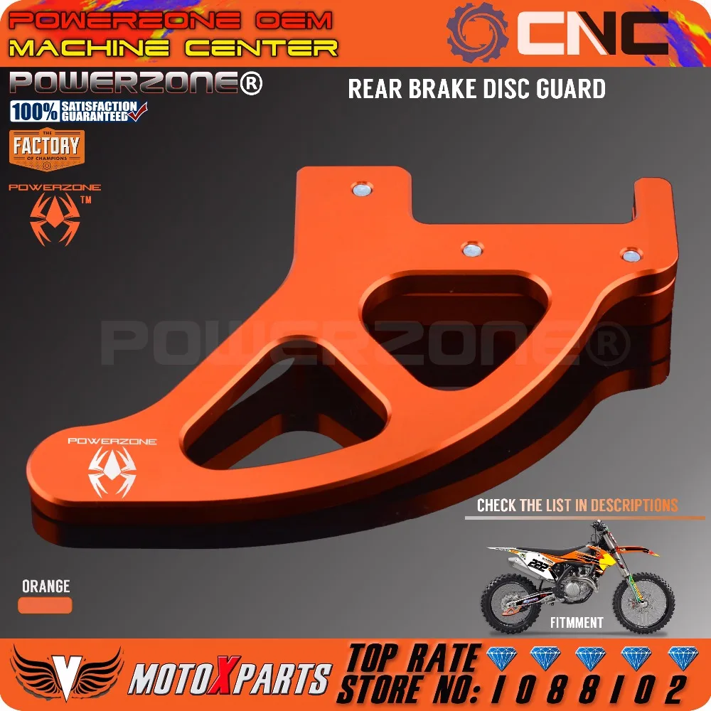 Rear Brake Disc Guard Protector For KTM SX 125 144 150 200 250 SXF 250 300 450 505 EXC 125 200 250 300 400 450 EXCF 300 XC 150 200 250 300 400 450 525 XCW 200 250 300 450 XCF 250 300 450 505 XCFW 250