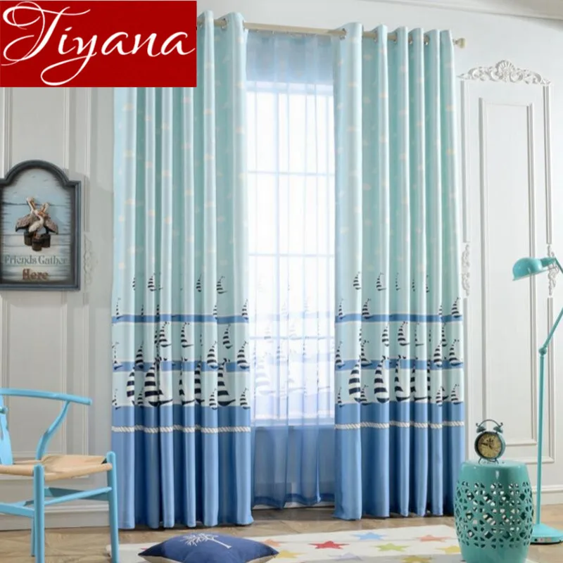 sailboat window curtains promotion-shop for promotional sailboat sailboat window curtains promotion-shop for promotional sailboat