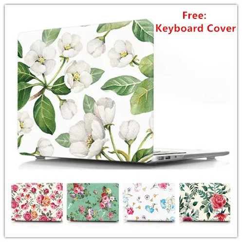 Floral Case for Macbook Pro 13 Hard Transparent Laptop Apple 11 12 15 Air Retina Cover Coque | Компьютеры и офис