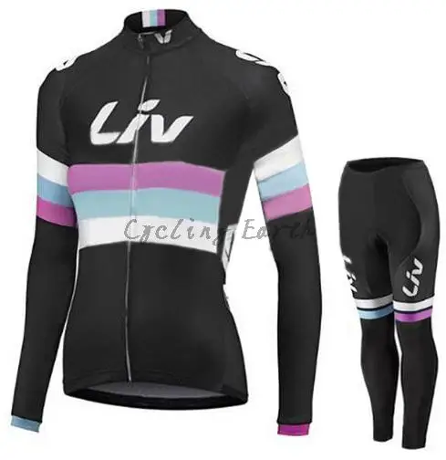 LIV, женская зимняя теплая флисовая одежда, костюм для велоспорта, Джерси, комбинезон, рубашка для велоспорта, ropa, Майо, комплект одежды