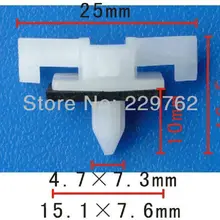 100 шт. капельная формовочная зажим с вакуумный упаковщик для Infiniti M45, 130& G35 2005 для Nissan Altima, Maxima 350z 2002-на Пластик крепеж