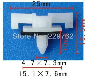 

100PCS Drip Moulding Clip With Sealer For Infiniti M45,130 & G35 2005-On for Nissan Altima,Maxima 350z 2002-On Plastic Fasteners