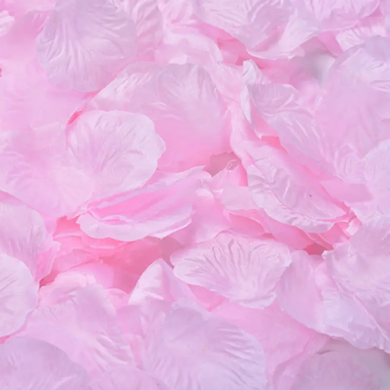 Красочные 40 Цвета 2000 шт./лот лепестки роз для свадьбы искусственная Patal Искусственные цветы со стразами белые украшения для вечеринки RP01-2 - Цвет: pink