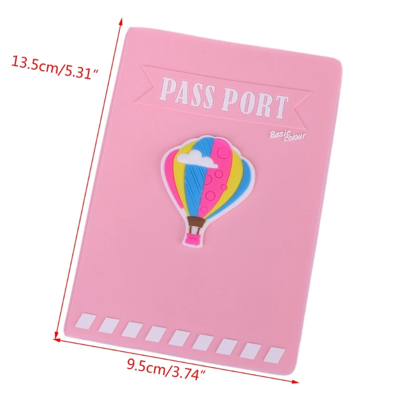 Милый сладкий красочные конфеты силиконовый Дорожный Чехол Держатель для паспорта водонепроницаемый чехол