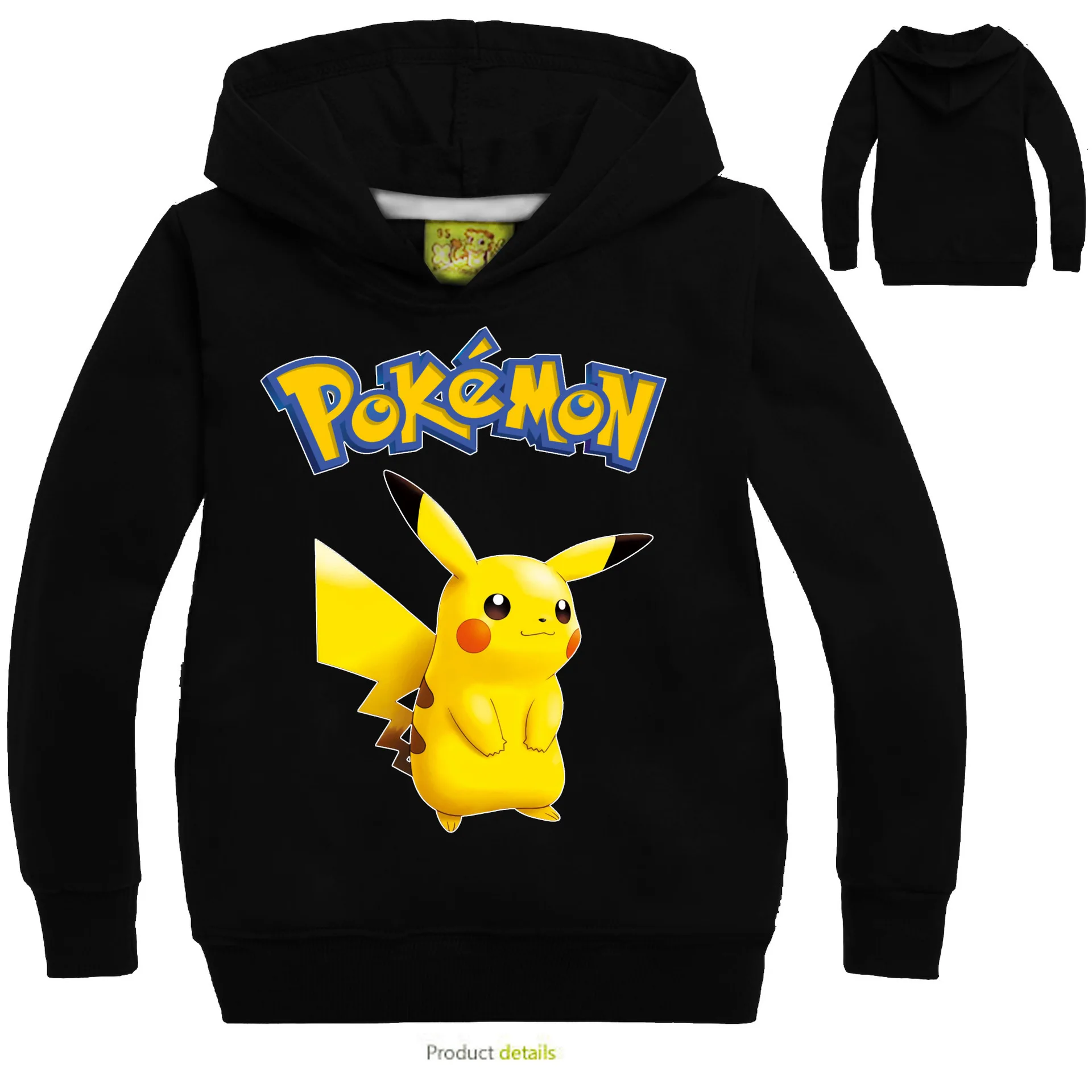

Popular Children Sweater Pokemon Cartoon Print Clothes Baby Girl Sweatshirt Kids Hoodie Casual Clothing Long-sleeve Shrit Tops