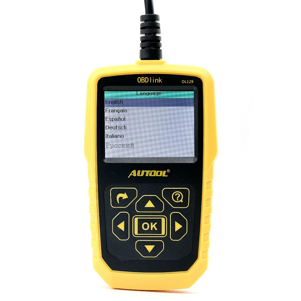 Автоматический сканер кода для монитора аккумулятора AUTOOL OL129 и OBD/EOBD + CAN