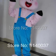 Талисман улыбающийся поросенок костюм талисмана Модный на заказ костюм аниме косплей наборы маскарадный костюм