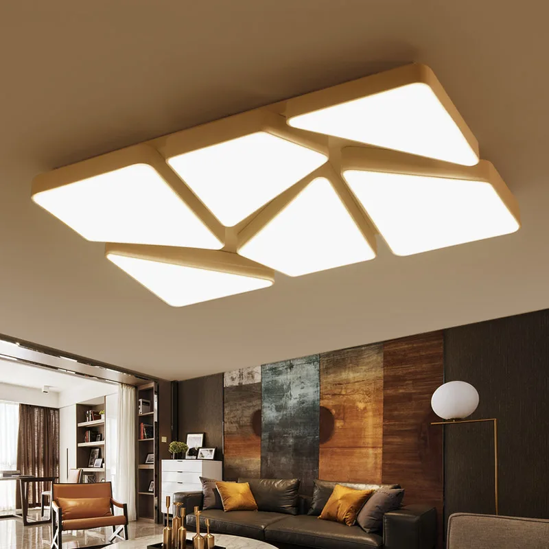

New design modern rectangle LED Ceiling Lights fixture for living room Bedroom lamparas de techo colgante modern ceiling lamp