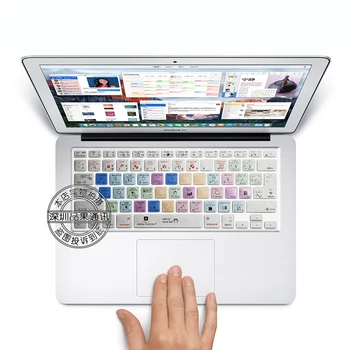 

freeship Silicone Keyboard Skin Protection sticker for Illustrator Shortcut keys for 13" 15 inch Macbook Air pro retina/Imac G6