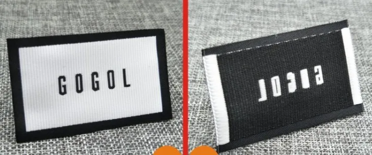 

New 10 pieces High grade GOGOL clothing Overcoat label jacket coat tag Sweater shirt labels Weaving collar tags free shipping