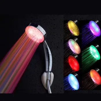

CLOS Shower head Shower Handheld Bathroom 8 Light LED